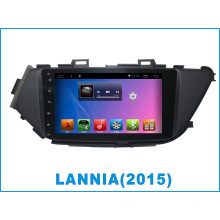 Sistema Android carro DVD para Lannia 8 polegadas Touch Screen com navegação GPS